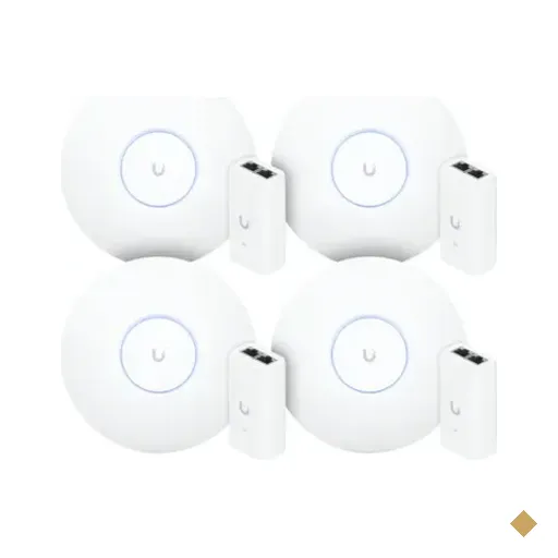 4 U6 Pro Ubiquiti Com 4 Fontes 48v 15w | 4 Roteadores Wifi 6 Access Point 5.3…