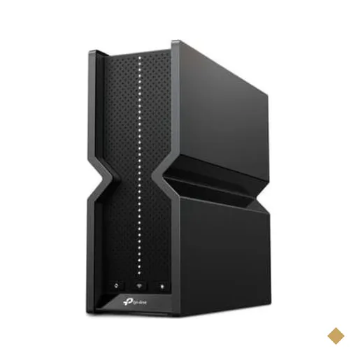 Roteador TP-Link Tri-band Be9300, Wi-fi 7, 5 Portas de 2.5G Easymesh, Preto -…