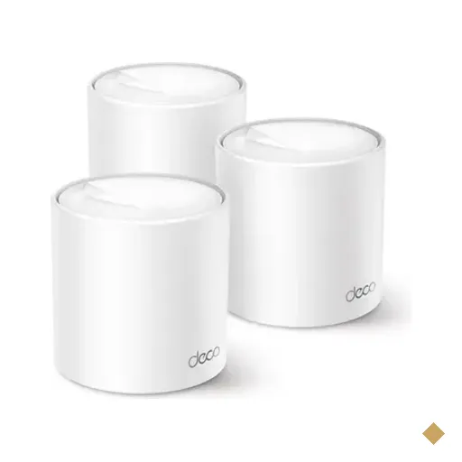 Kit C/3 Mesh Roteador Tp-link Deco X50 Ax3000 Dual Band 2,4/5ghz