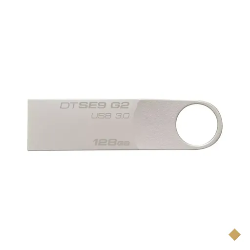  Pendrive Kingston DataTraveler SE9 G2 128GB USB 3.0 Prata