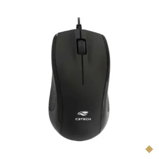 Mouse C3Tech MS25BK Óptico Usb Preto