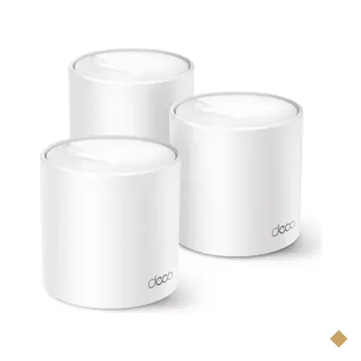 Kit C/3 Roteadores Tp-link Deco X10 Wi-fi 6 Archer Ax1500 Gigabit Dual Band