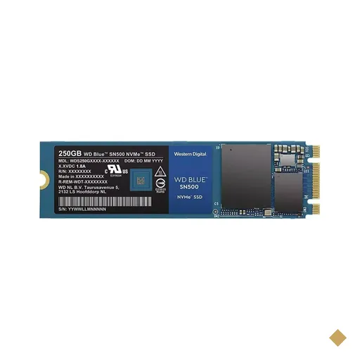 SSD Western Digital Blue 250GB M.2 2280 SN500 NVMe 3D NAND WDS250G1B0C