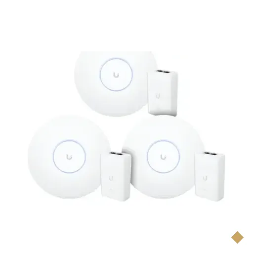 3 Roteadores Wifi 6 Access Point 5.3 Gbps + 3 Injetores Poe+ | 3 U6 Pro…