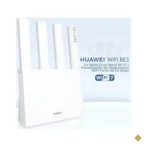 Roteador Huawei Wi-fi 7 Wukun-be32 Be3 3600 Mbps Gigabit Mesh Dual Band 2.4ghz…