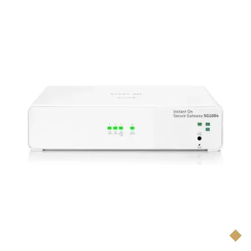 Roteador Gateway Hpe Instant On Seguro Sg1004 4 Portas Gigabit Branco