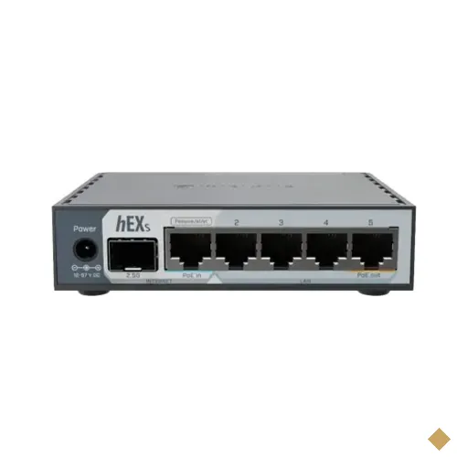 Roteador Mikrotik E60iugs Hex S / 950mhz / L4 / 512mb