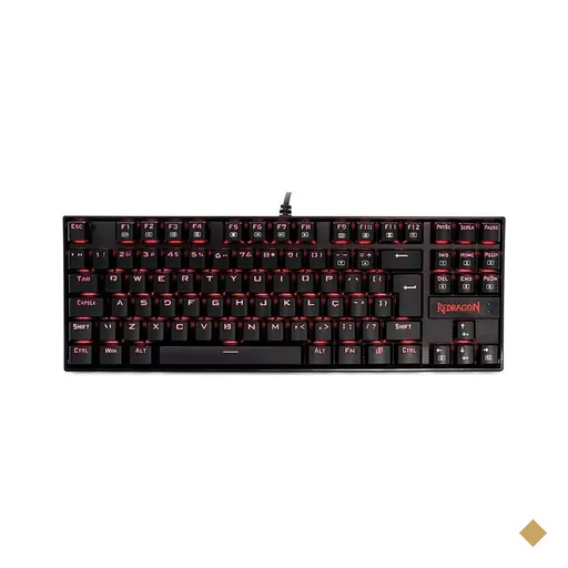 Teclado Mecânico Gamer Redragon Kumara com Switch Outemu Blue ABNT2