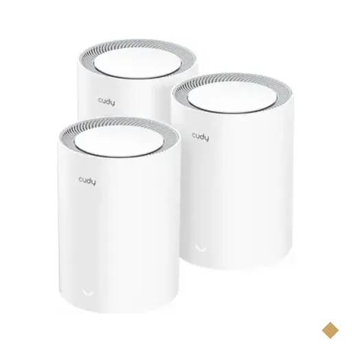 Roteador Mesh Cudy M3600 Wifi 7 Be3600 3 Pack Gigabit Branco