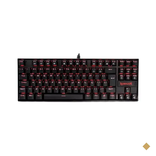 Teclado Mecânico Gamer Redragon Kumara com Switch Outemu Brown ABNT2