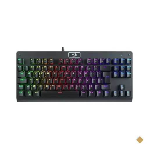 Teclado Mecânico Gamer Redragon Dark Avenger RGB com Switch Outemu Brown ABNT2