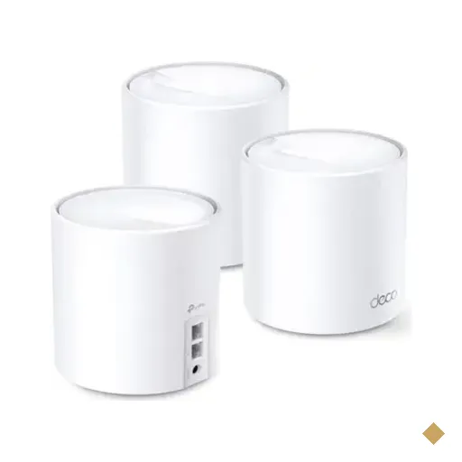 Roteador Wi-fi 6 Tp-link Deco X60 (3-pack) Whole-home Mesh Ax5400 Dual Band…