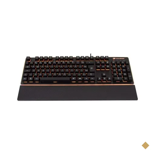 Teclado Mecânico Cougar Híbrido Core LED RGB USB Preto