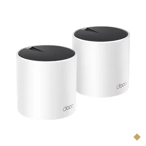 Roteador Mesh Wi-fi 6 Tp-link Deco X55 (2-pack) Ax3000 Dual Band 3000mbps…