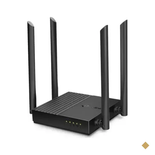 Roteador Wi-fi 5 Tp-link Archer C64 Ac1200 Dual Band 1200mbps Mu-mimo 4 Antenas…