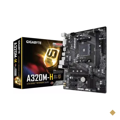 Placa Mãe Gigabyte GA-A320M-H M.2 (Socket AM4/AMD A320/USB 3.1)