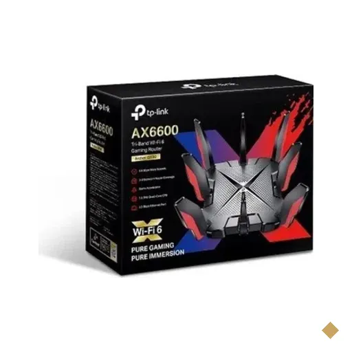 Roteador Wi-fi 6 Tp-link Archer Gx90(us) Ax6600 Tri-band Gaming 6600mbps…
