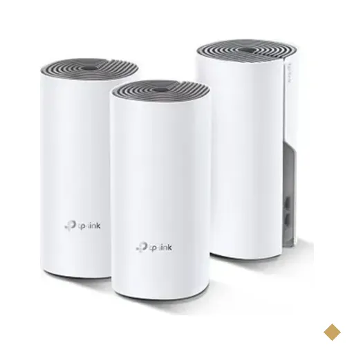 Roteador Wi-fi 5 Tp-link Deco E4 (3-pack) Whole-home Mesh Ac1200 Dual Band…