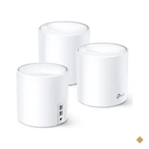 Roteador Wi-fi 6 Tp-link Deco X20 (3-pack) Whole-home Mesh Ax1800 Dual Band…