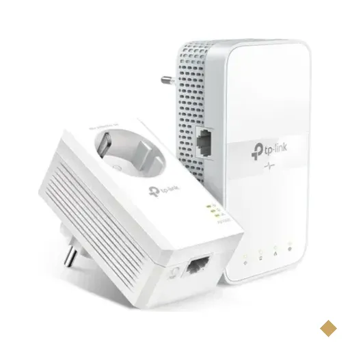 Roteador Powerline Tp-link Tl-wpa7617 Kit Av1000 Extensão Wi-fi 1000mbps Dual…