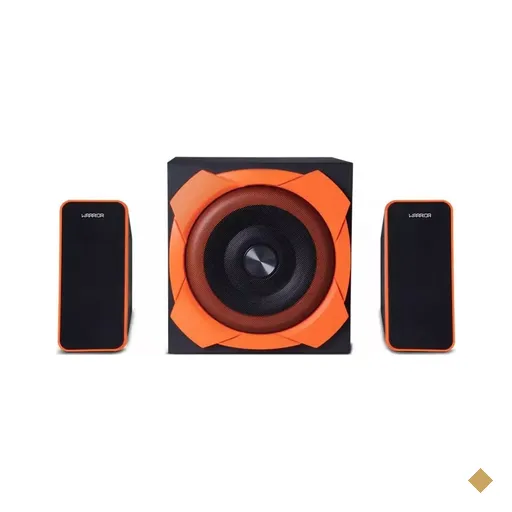 Caixa de Som Gamer Warrior Odysseus P2 2.1 (50W RMS) Com Subwoofer - Preta e…