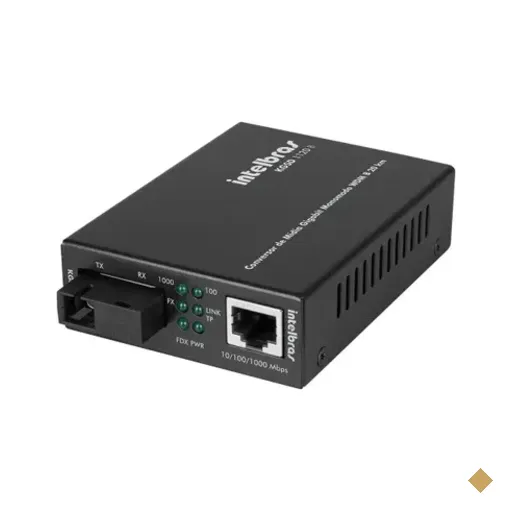 Conversor De Midia Intelbras Kgsd 1120b Gigabit Ethernet Monomodo 20 Km Wdm