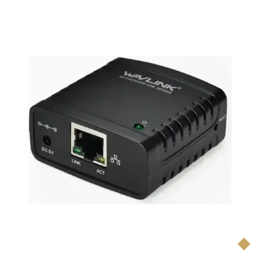 Servidor De Impressão Wavlink, USB 2.0 Network Lpr