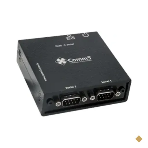 Conversor De Rede Para 2 Saídas Seriais Rs232 Comm5 2s-tcp-sh-2
