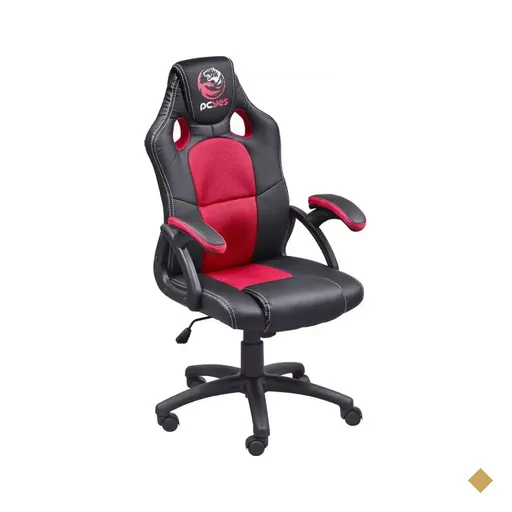Cadeira Gamer PCYES MAD RACER V6 PRETA/VERMELHA