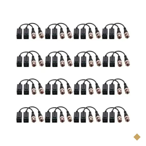 Kit 16 Pares Conversor Balun Passivo Intelbras Vb 501 P Compatível Analógicas…