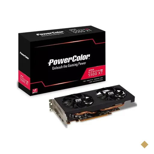 Placa de Vídeo PowerColor Radeon RX 5500 XT 4GB GDDR6 128-bit PCI-E 4.0 x16