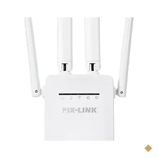 Amplificador De Sinal Wifi Repetidor De 4 Antenas 2,4 Ghz