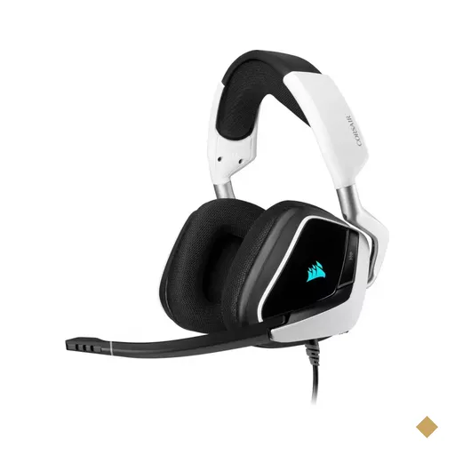 Headset Corsair VOID RGB ELITE USB Gaming Premium Surround 7.1 Branco