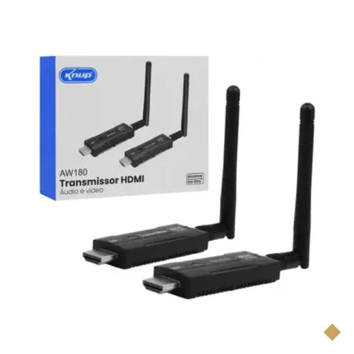 Transmissor E Receptor HDMI 1080p, Wireless P/ Monitor Tv E PC, Até 50m, Plug…