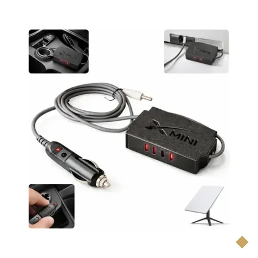 Conversor Veicular Starlink Mini 12V/24V Para 30V Com Cabo 1m