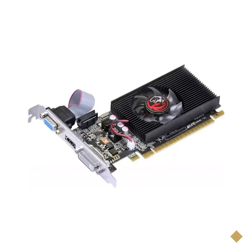 Placa de Vídeo PCYes GeForce GT 710 Low Profile 1GB DDR3 64-bit PCI Express 2.0