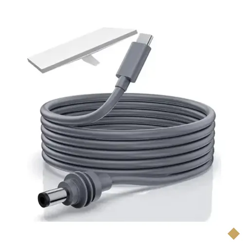 Cabo Starlink Mini 3 Metros Tipo C 100w Compatível Preto 12v/24v
