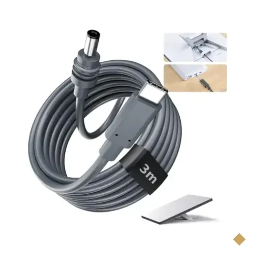Cabo Para Starlink Mini 3 Metros Usb-c Para Dc Alimentação