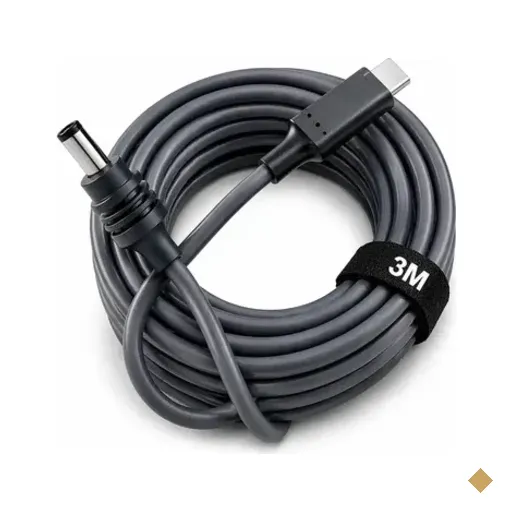 Cabo Energia 3 Metro Usb C Para Starlink Mini Uso Power Bank