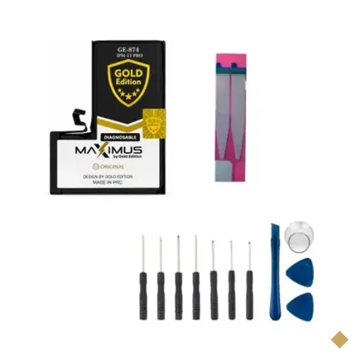 Kit Reparação De Bateria Gold Compatível Iphone 13 Pro 100%