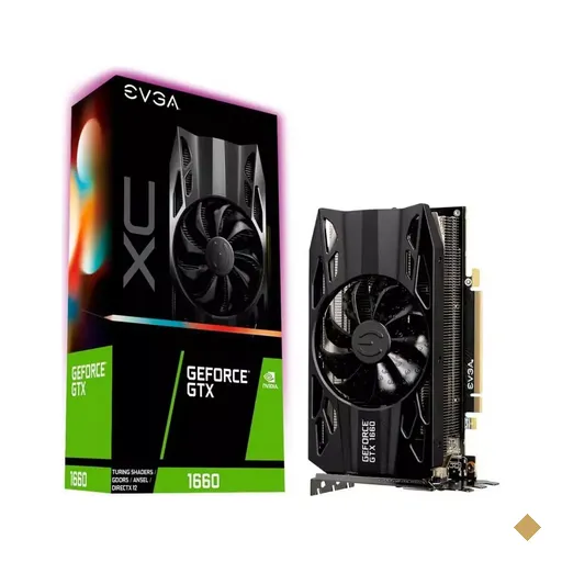 Placa de Vídeo EVGA GeForce GTX 1660 XC Gaming 6GB GDDR5 192-bit PCI-E 3.0 x16