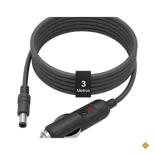 Cabo De Alimentação Veicular Compatível Com Starlink Mini 12v/24v 3 Metros…