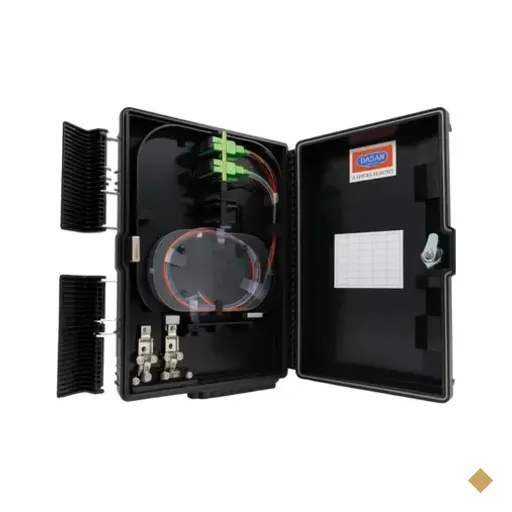 Caixa Terminação Óptica Cto Com Splitter 1x8 Sc/apc