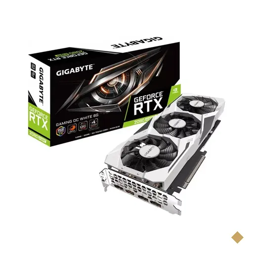 Placa de Vídeo Gigabyte GeForce RTX 2080 Super Gaming OC White 8GB GDDR6…