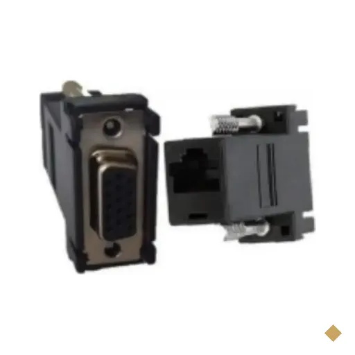 Adaptador VGA HDB15 F x RJ45