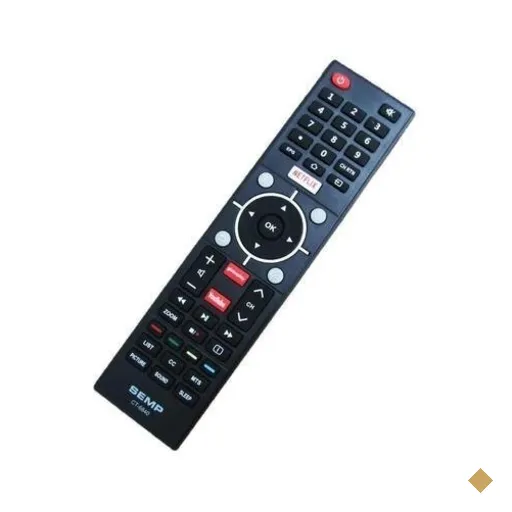 Controle Remoto Para TV Semp Toshiba, Teclas Netflix, Globoplay, Youtube -…