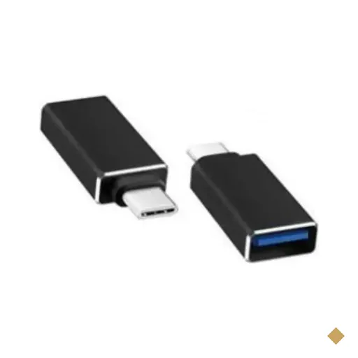 Adaptador USB A Fêmea x Tipo C Macho OTG 
