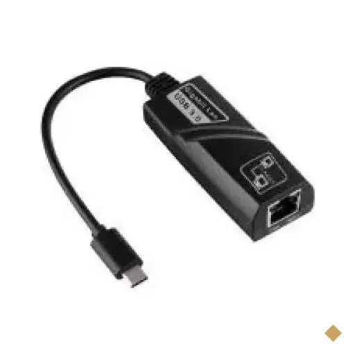 Adaptador ETHERNET RJ45 10/100/1000Mbps USB Tipo-C - MD9