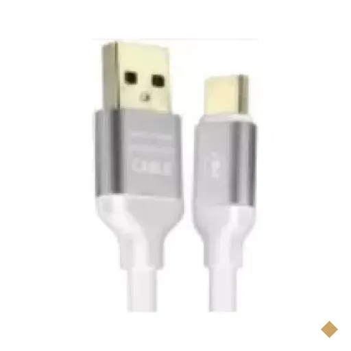 Cabo USB Tipo C x USB 2.0 Shinka 1 metro Branco	