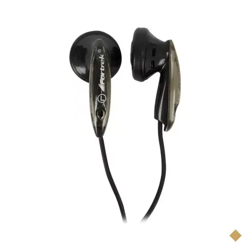 Fone de Ouvido Fortrek EBL102 Intra-Auricular Preto